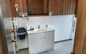 Unit 12 bath doorway